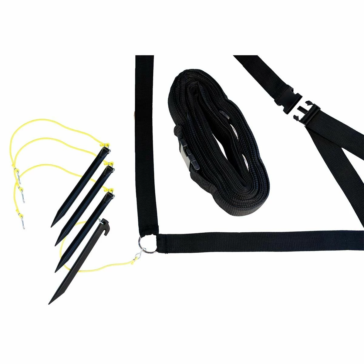 Park & Sun 2" Black Outdoor Volleyball Boundary Kit 1 Park & Sun 2" Black Outdoor Volleyball Boundary Kit