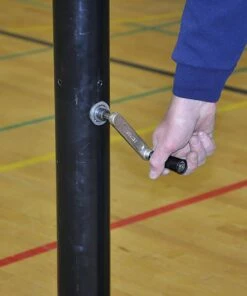 Jaypro Powerlite PVB-7000 3-1/2" International Volleyball Uprights, PVB-70U (pair) -Volleyball Sales Shop a25 100a