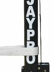 Jaypro Featherlite 3-1/2" PVB-5000 Aluminum Pin-Stop Volleyball Uprights Only, PVB-51U