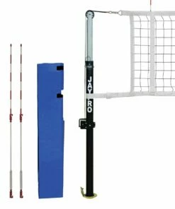 Jaypro Featherlite 3-1/2" Competition Volleyball Net System, PVB-5000