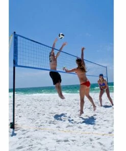Park & Sun Spectrum 2000 Outdoor Volleyball Net System Blue -Volleyball Sales Shop a25 117 1