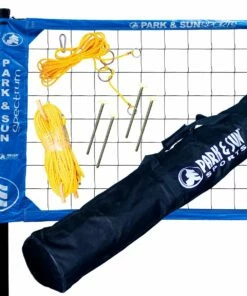 Park & Sun Spectrum 2000 Outdoor Volleyball Net System Blue