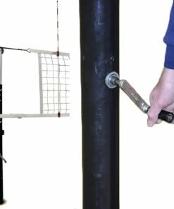 Jaypro Hybrid Steel 3-1/2" Volleyball Net System for 3-1/2" Floor Sleeves, PVB-1500 -Volleyball Sales Shop a25 127 new 04