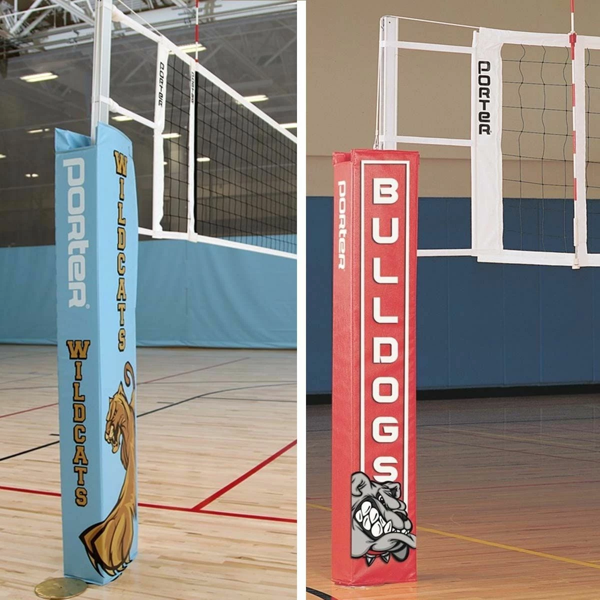 Porter Powr-Carbon II 3" International Volleyball Net System Package w/ Ref Stand 5 Porter Powr-Carbon II 3" International Volleyball Net System Package w/ Ref Stand - Image 5