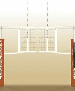 Bison CarbonMax Carbon Fiber Composite Volleyball Net System, VB7000NS