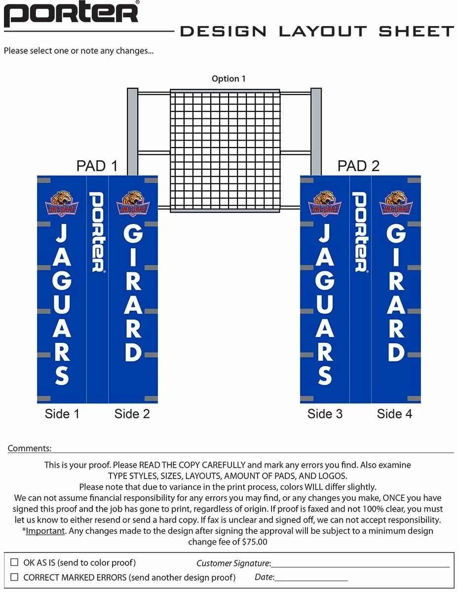 Porter Powr-Carbon II 3" International Volleyball Net System Package w/ Ref Stand 9 Porter Powr-Carbon II 3" International Volleyball Net System Package w/ Ref Stand - Image 9