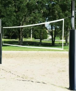 First Team Sand Blast Complete Outdoor Sand Volleyball Net System W/ GROUND SLEEVES