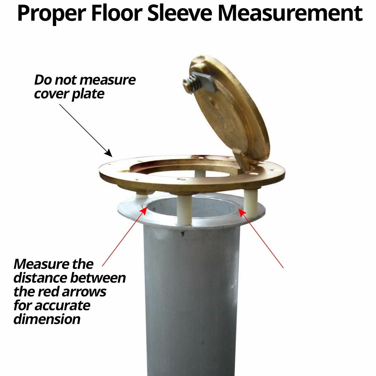 Jaypro 3-1/2" dia. Hinged Volleyball Floor Sleeves, PVB-75S (pair) 3 Jaypro 3-1/2" dia. Hinged Volleyball Floor Sleeves, PVB-75S (pair) - Image 3