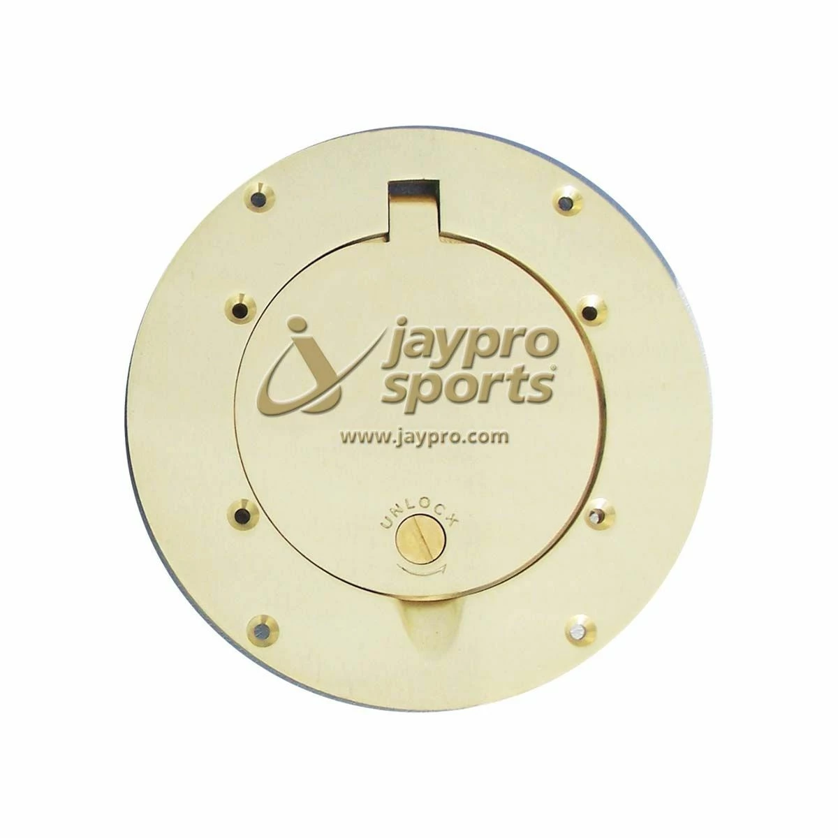 Jaypro 3" dia. Hinged Volleyball Floor Sleeves, PVB-70S (pair) 2 Jaypro 3" dia. Hinged Volleyball Floor Sleeves, PVB-70S (pair) - Image 2