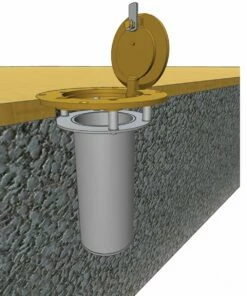 Jaypro 3" dia. Hinged Volleyball Floor Sleeves, PVB-70S (pair) 7 Jaypro 3" dia. Hinged Volleyball Floor Sleeves, PVB-70S (pair) -Volleyball Sales Shop a25 281 2