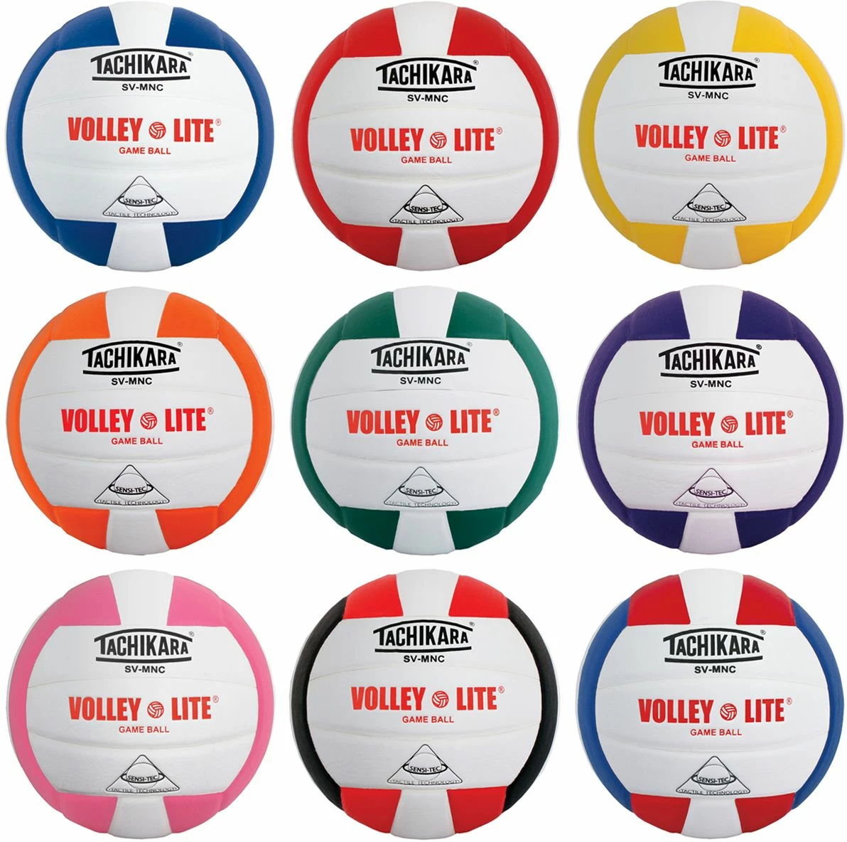 Tachikara SV-MN Volley-Lite Training Volleyball, COLORS Royal 2 Tachikara SV-MN Volley-Lite Training Volleyball, COLORS Royal - Image 2