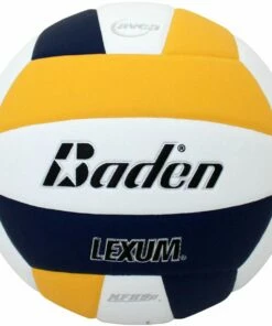 Baden VX450C Lexum Soft-Touch Composite Volleyball, COLORS -Volleyball Sales Shop a25 463navyelwht