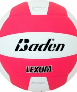 Baden VX450C Lexum Soft-Touch Composite Volleyball, COLORS -Volleyball Sales Shop a25 463neonpnk