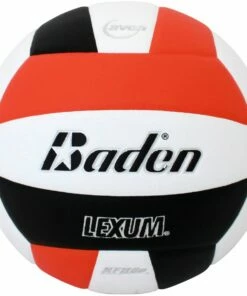 Baden VX450C Lexum Soft-Touch Composite Volleyball, COLORS -Volleyball Sales Shop a25 463orgblkwht