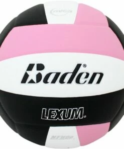 Baden VX450C Lexum Soft-Touch Composite Volleyball, COLORS -Volleyball Sales Shop a25 463pnkblkwht