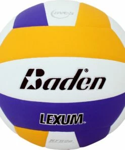 Baden VX450C Lexum Soft-Touch Composite Volleyball, COLORS -Volleyball Sales Shop a25 463puryelwht