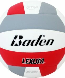 Baden VX450C Lexum Soft-Touch Composite Volleyball, COLORS -Volleyball Sales Shop a25 463redwhtgry
