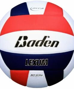 Baden VX450C Lexum Soft-Touch Composite Volleyball, COLORS -Volleyball Sales Shop a25 463redwhtnav
