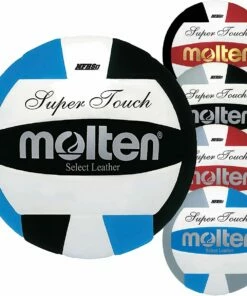 Molten IV58L Super Touch NFHS Volleyball, COLORS Black/Blue