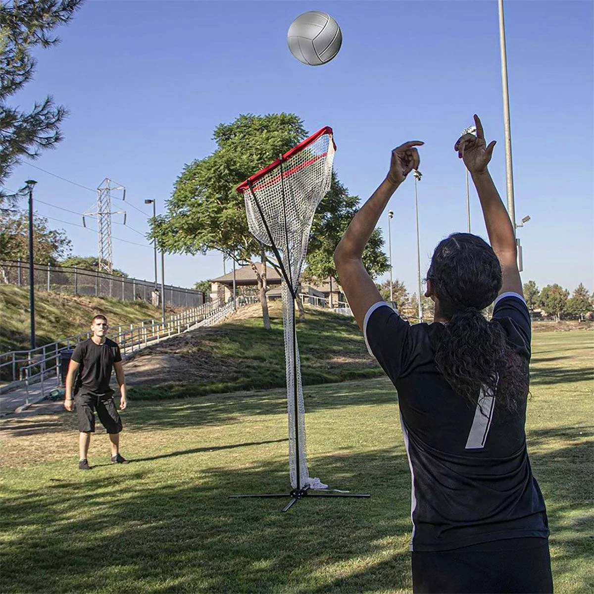 POWERNET Volleyball Setter Trainer Net 4 POWERNET Volleyball Setter Trainer Net - Image 4