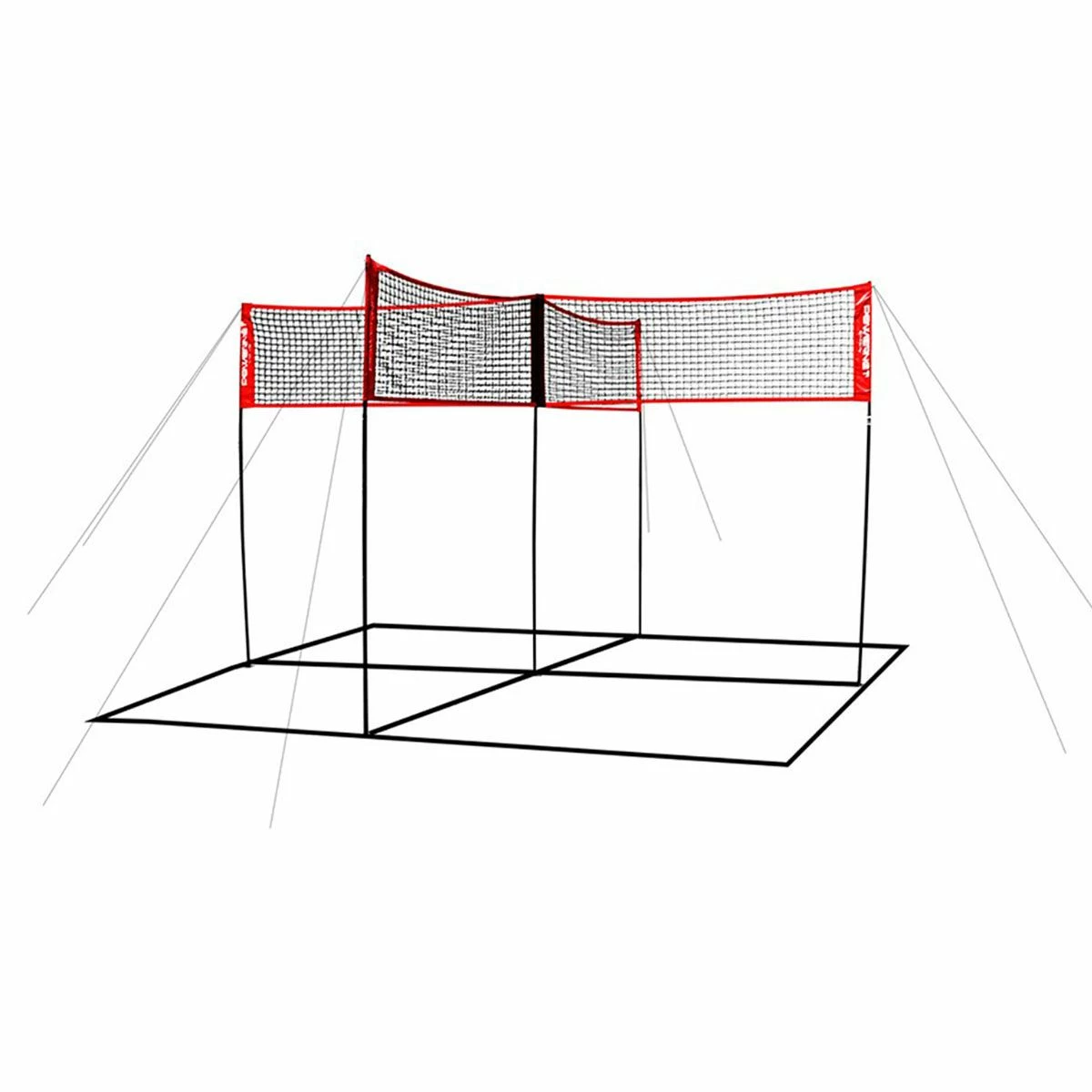 POWERNET Volleyball Four Square Net 1 POWERNET Volleyball Four Square Net