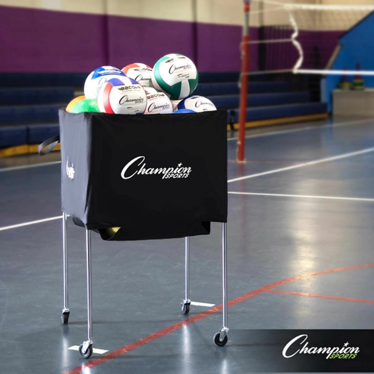 Champion Folding Volleyball Cart, VBCART 6 Champion Folding Volleyball Cart, VBCART - Image 6
