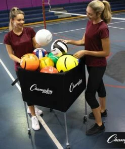 Champion Folding Volleyball Cart, VBCART 10 Champion Folding Volleyball Cart, VBCART -Volleyball Sales Shop a25 730 new 03