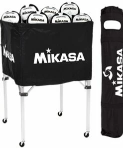 Mikasa BCSPSH Volleyball Cart, BLACK