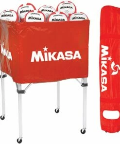 Mikasa BCSPSH Volleyball Cart, RED