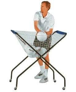 Excel E6514 Adjustable Height Bask It Volleyball Cart