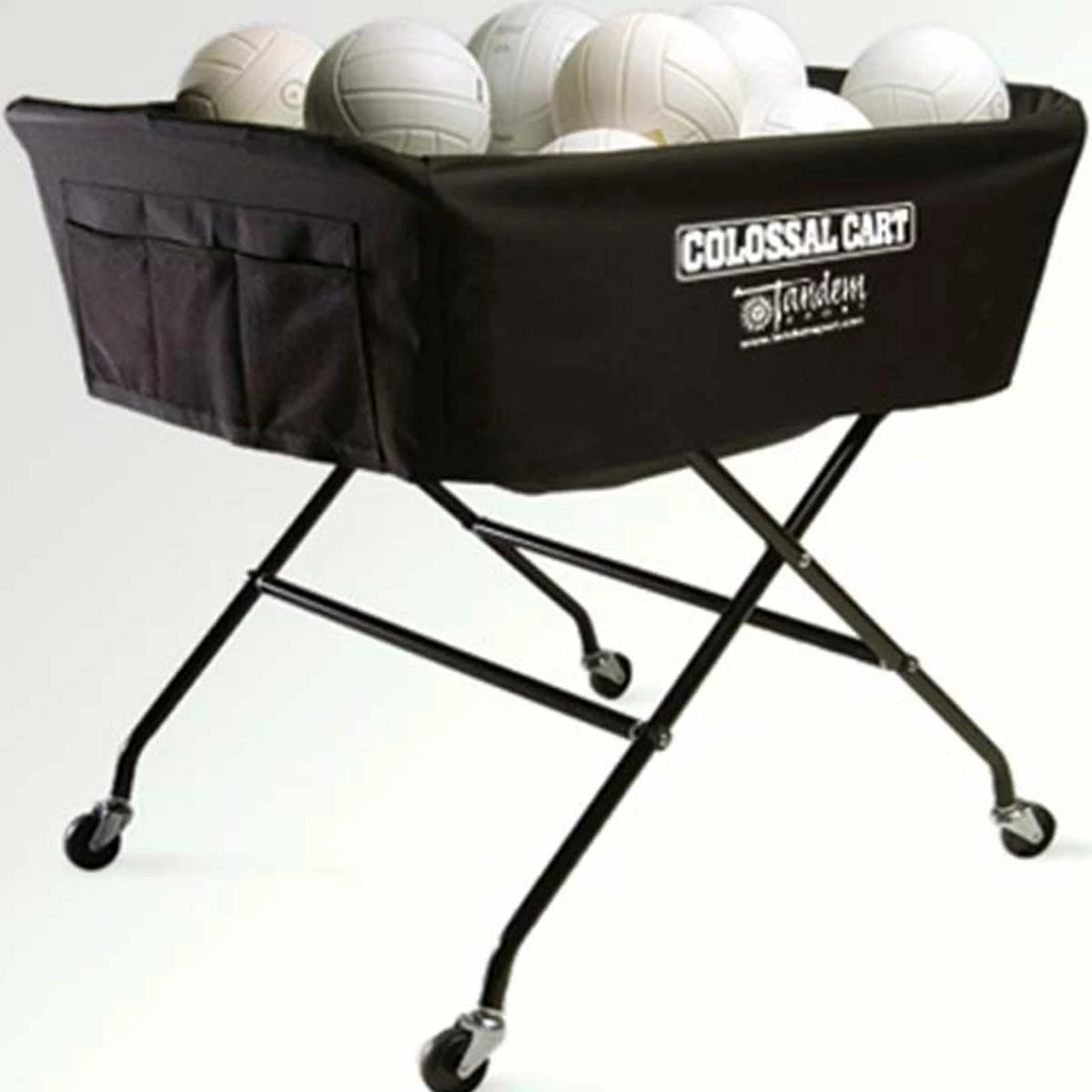 Tandem Sport Colossal Volleyball Ball Cart 1 Tandem Sport Colossal Volleyball Ball Cart