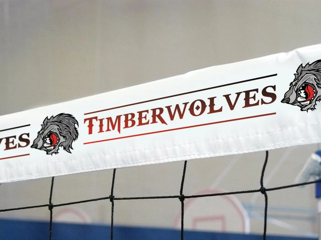 Porter Custom Volleyball Net Sleeve w/ Graphics 1 Porter Custom Volleyball Net Sleeve w/ Graphics