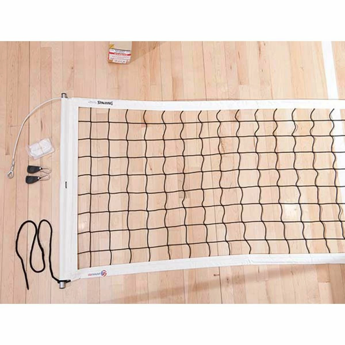 Spalding 1M Aramid Fiber Volleyball Net Package, 434-214 1 Spalding 1M Aramid Fiber Volleyball Net Package, 434-214